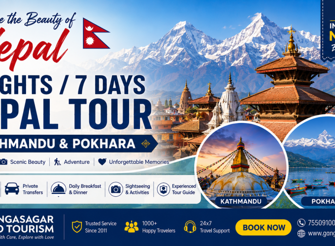 6 Nights / 7 Days Nepal Tour — Kathmandu & Pokhara