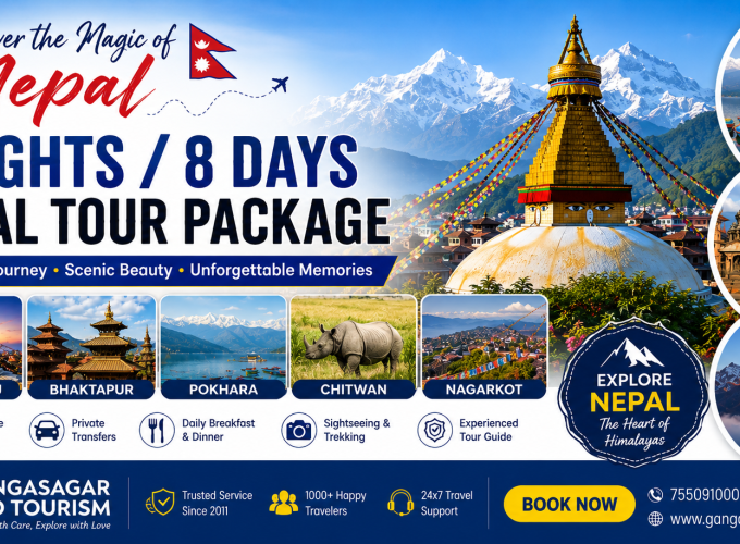 7 Nights / 8 Days Nepal Tour Package