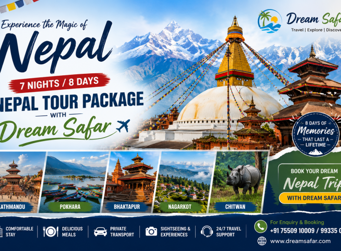 7 Nights / 8 Days Nepal Tour Package With Dream Safar
