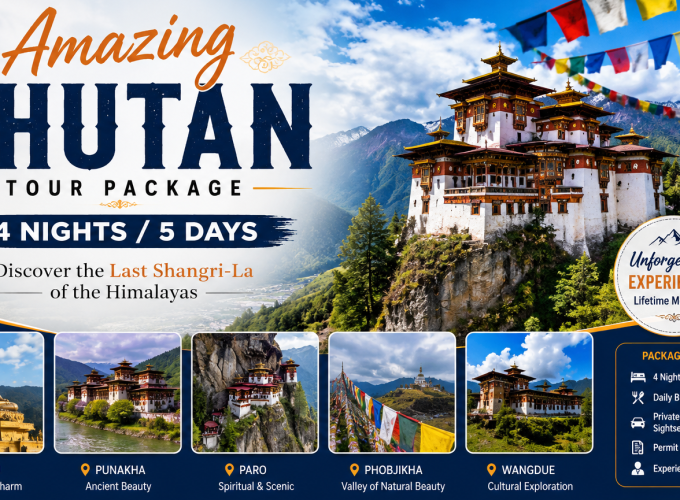 Amazing Bhutan Tour Package – 4 Nights / 5 Days