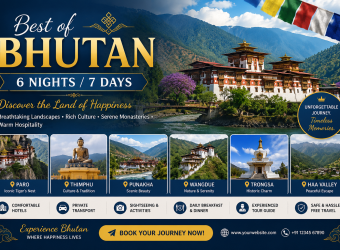 Best of Bhutan — 6 Nights / 7 Days
