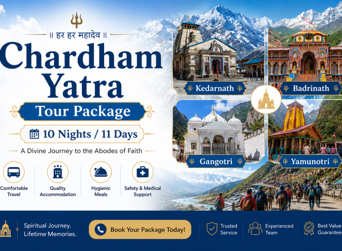 Chardham Yatra Tour Package – 10 Nights / 11 Days