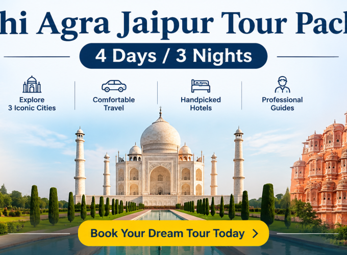 Delhi Agra Jaipur Tour Package – 4 Days / 3 Nights