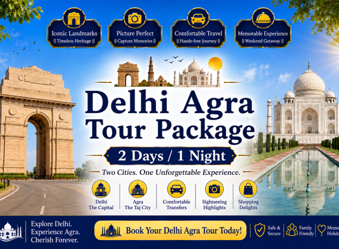 Delhi Agra Tour Package – 2 Days / 1 Night