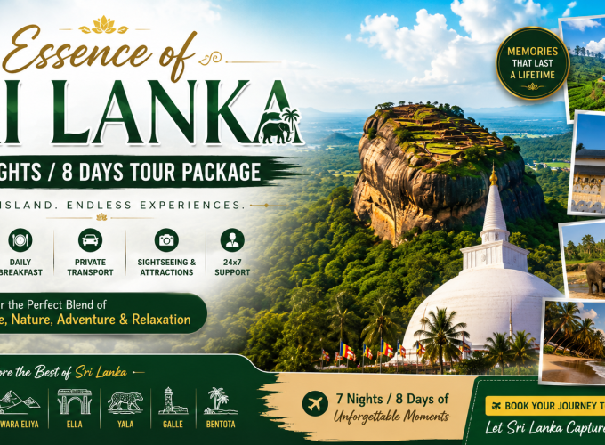 Essence of Sri Lanka 7 Nights / 8 Days Tour Package