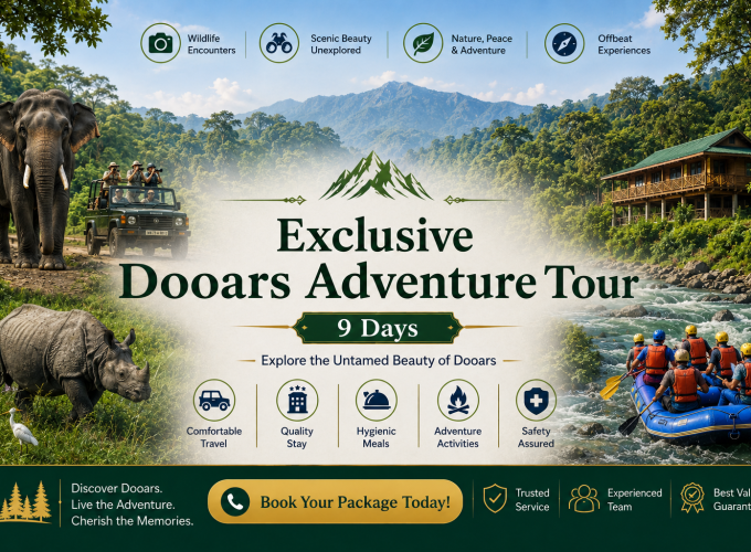 Exclusive Dooars Adventure Tour – 9 Days