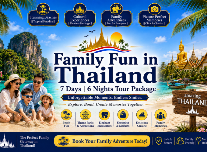 Family Fun in Thailand 7 Days | 6 Nights Tour Package