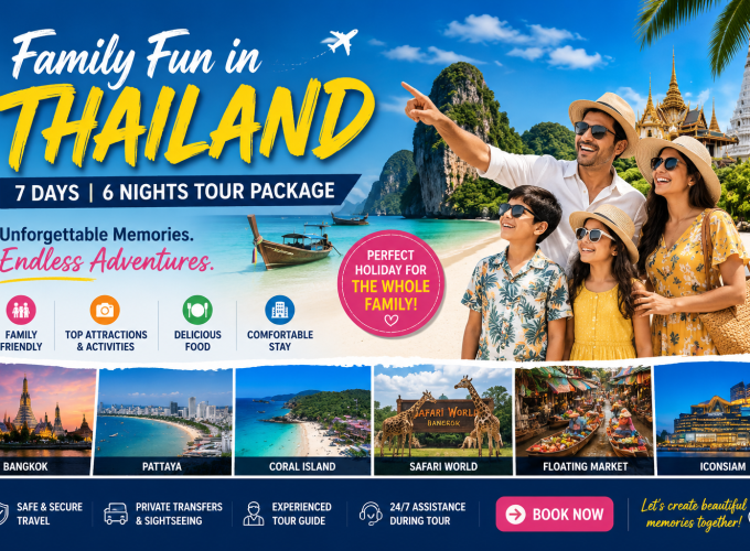 Family Fun in Thailand 7 Days | 6 Nights Tour Package