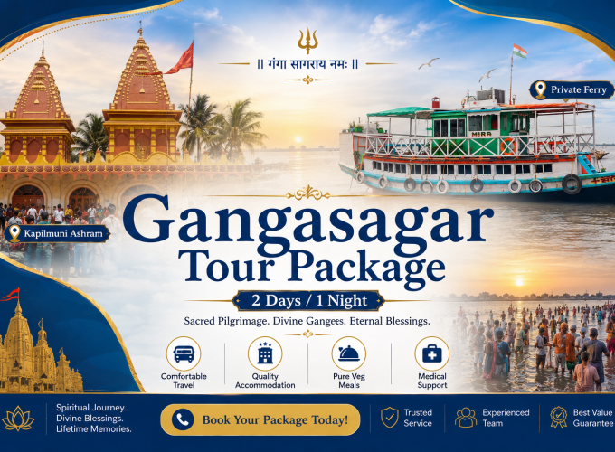 Gangasagar Tour Package – 2 Days / 1 Night