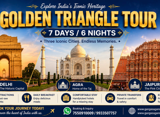 Golden Triangle Tour – 7 Days / 6 Nights