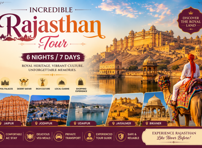 Incredible Rajasthan Tour – 6 Nights / 7 Days