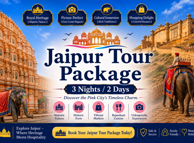 Jaipur Tour Package – 3 Nights / 2 Days