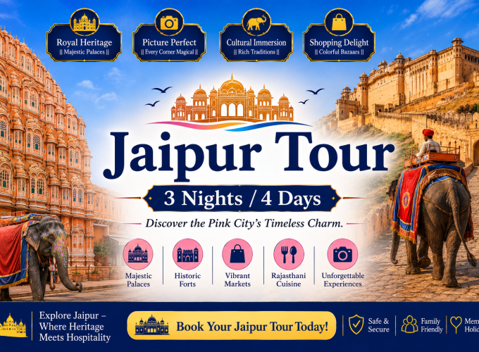 Jaipur Tour – 3 Nights / 4 Days