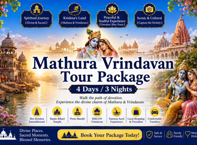 Mathura Vrindavan Tour Package – 4 Days / 3 Nights