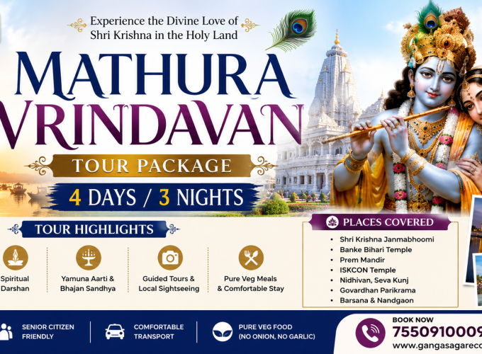 Mathura Vrindavan Tour Package – 4 Days / 3 Nights