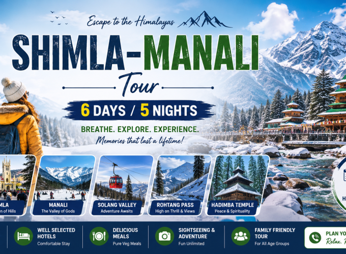 Shimla-Manali Tour | 6 Days / 5 Nights