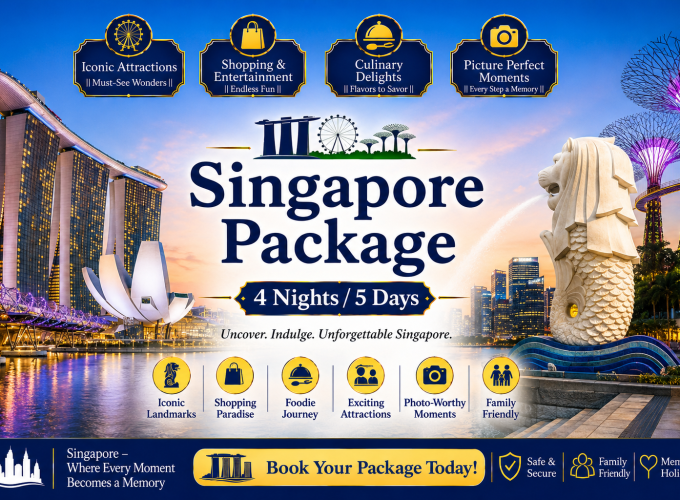 Singapore Package – 4 Nights / 5 Days