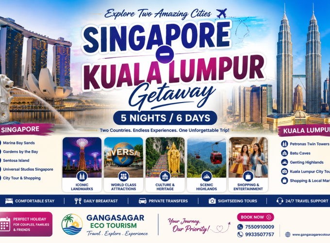 Singapore – Kuala Lumpur Getaway 5 Nights / 6 Days