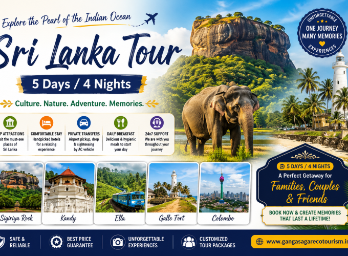 Sri Lanka Tour – 5 Days / 4 Nights