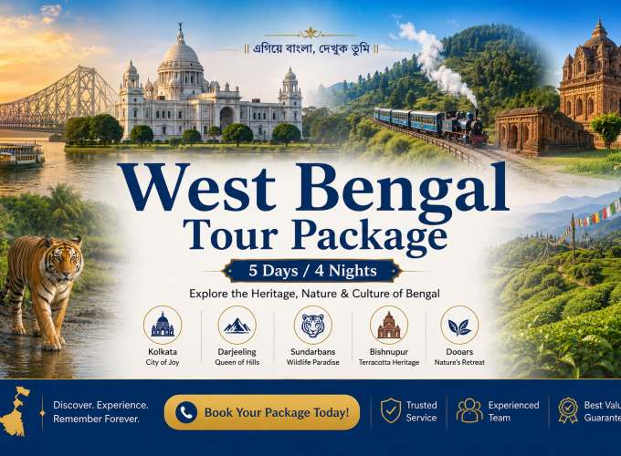 West Bengal Tour Package – 5 Days / 4 Nights
