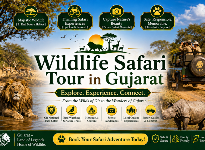 Wildlife Safari Tour in Gujarat