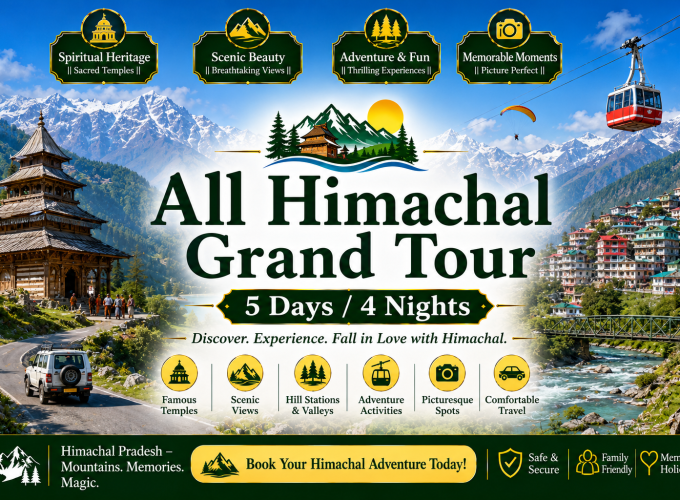 All Himachal Grand Tour — 5 Days / 4 Nights