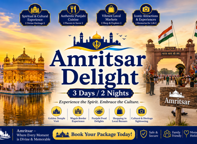 Amritsar Delight – 3 Days / 2 Nights