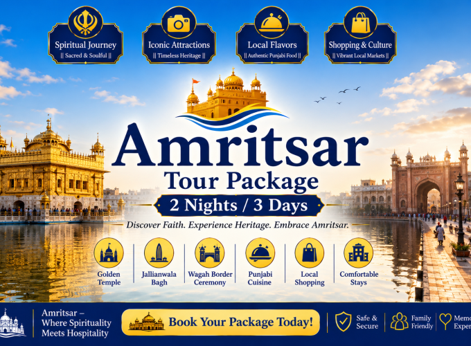Amritsar Tour Package – 2 Nights / 3 Days