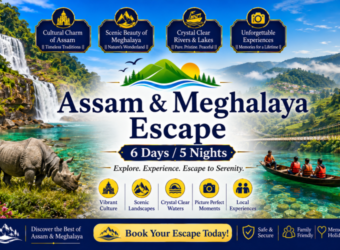 Assam & Meghalaya Escape – 6 Days / 5 Nights