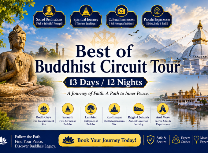 Best of Buddhist Circuit Tour – 13 Days / 12 Nights