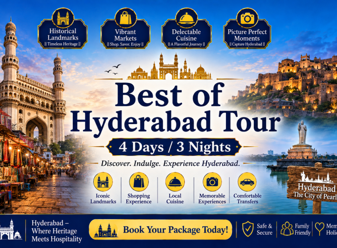 Best of Hyderabad Tour – 4 Days / 3 Nights