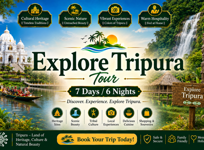 Explore Tripura Tour – 7 Days / 6 Nights