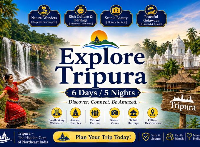 Explore Tripura – 6 Days / 5 Nights