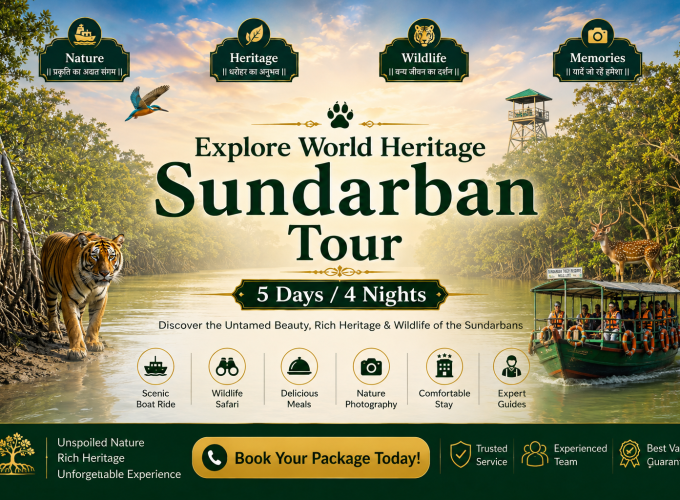 Explore World Heritage Sundarban Tour – 5 Days / 4 Nights