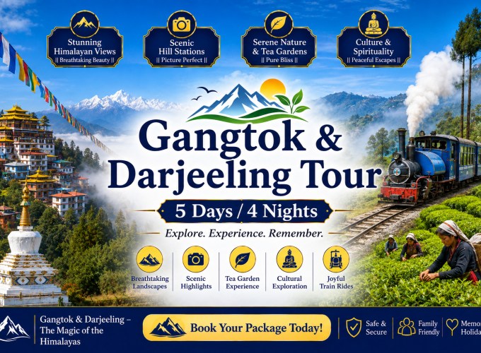 Gangtok & Darjeeling Tour – 5 Days / 4 Nights
