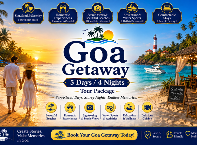 Goa Getaway – 5 Days / 4 Nights Tour Package