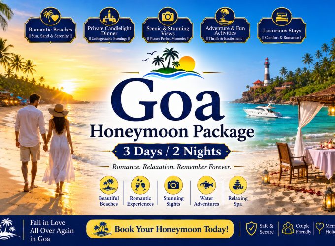 Goa Honeymoon Package – 3 Days / 2 Nights