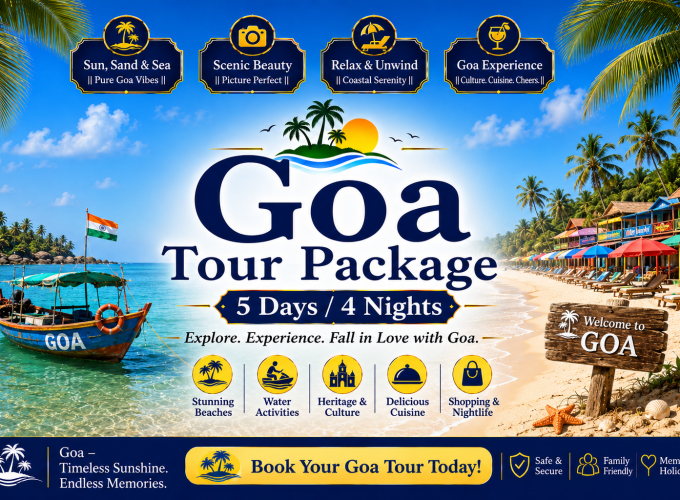 Goa Tour Package – 5 Days / 4 Nights