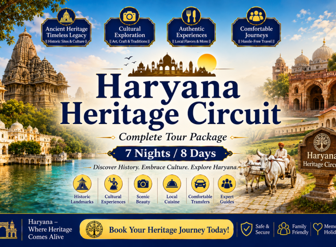 Haryana Heritage Circuit – Complete Tour Package – 7 Nights / 8 Days