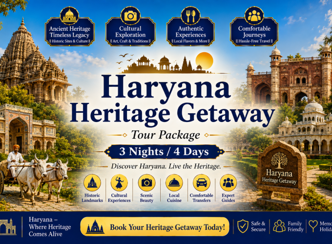 Haryana Heritage Getaway – Tour Package – 3 Nights / 4 Days