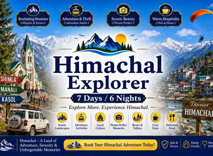Himachal Explorer – 7 Days / 6 Nights