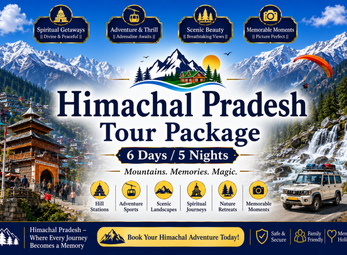 Himachal Pradesh Tour Package – 6 Days / 5 Nights