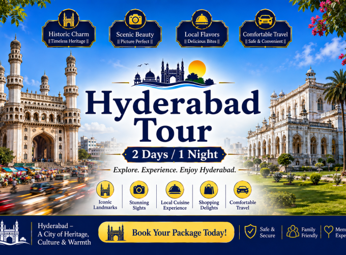 Hyderabad Tour – 2 Days / 1 Night