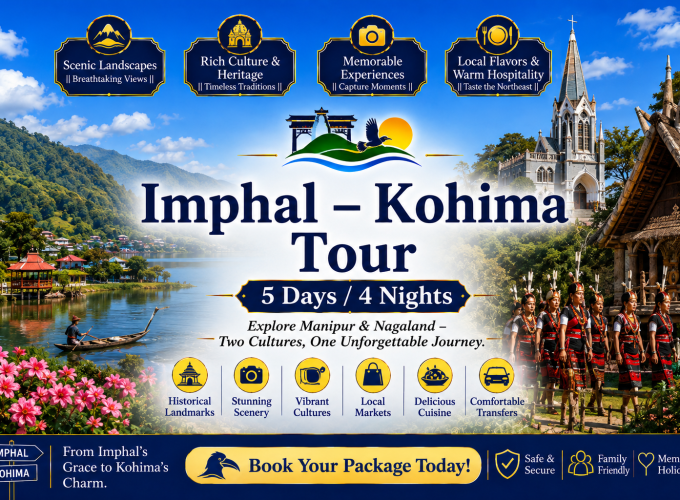 Imphal – Kohima Tour – 5 Days / 4 Nights