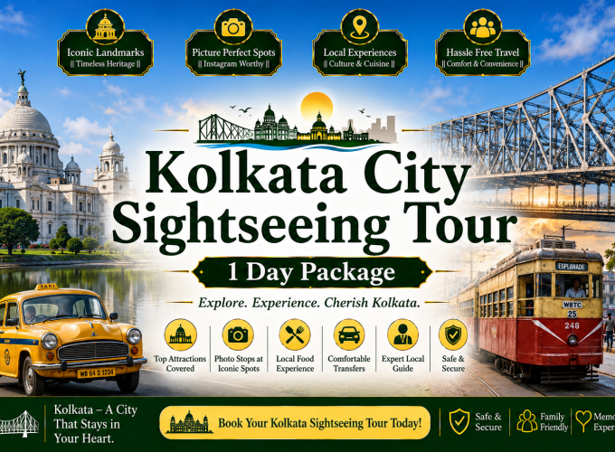 Kolkata City Sightseeing Tour – 1 Day Package