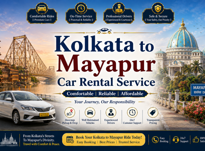 Kolkata to Mayapur Car Rental Service