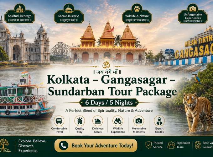 Kolkata – Gangasagar – Sundarban Tour Package – 6 Days / 5 Nights