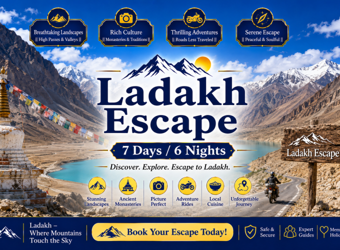 Ladakh Escape – 7 Days / 6 Nights