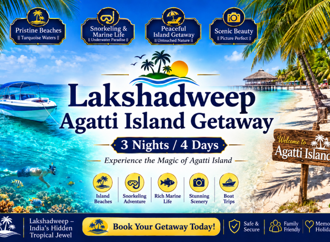 Lakshadweep Agatti Island Getaway – 3 Nights / 4 Days