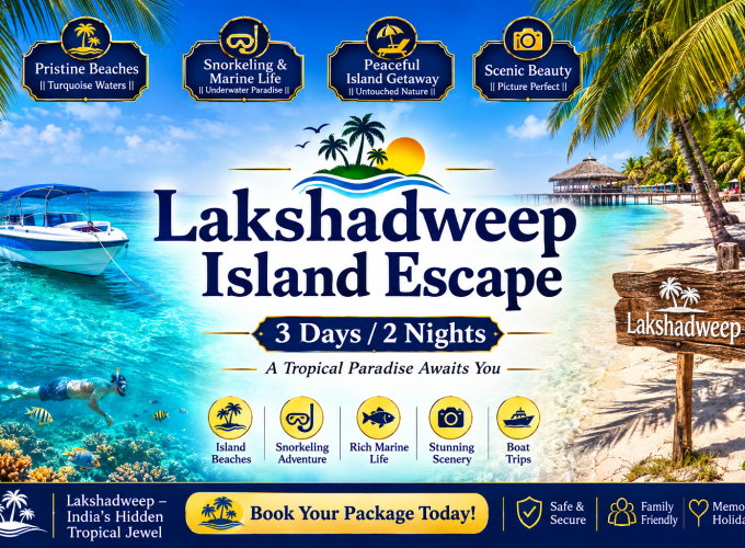 Lakshadweep Island Escape – 3 Days / 2 Nights